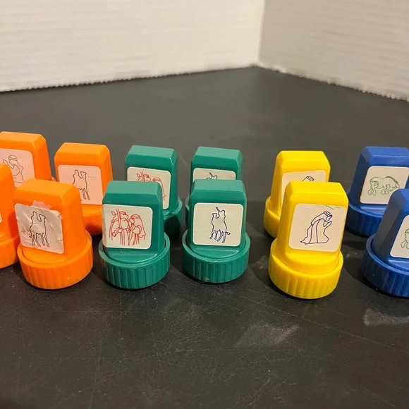Nativity Stamps Set Stamping Kit Christmas Fun Lot Of 22 *Ink Dried - Picture 4 of 6